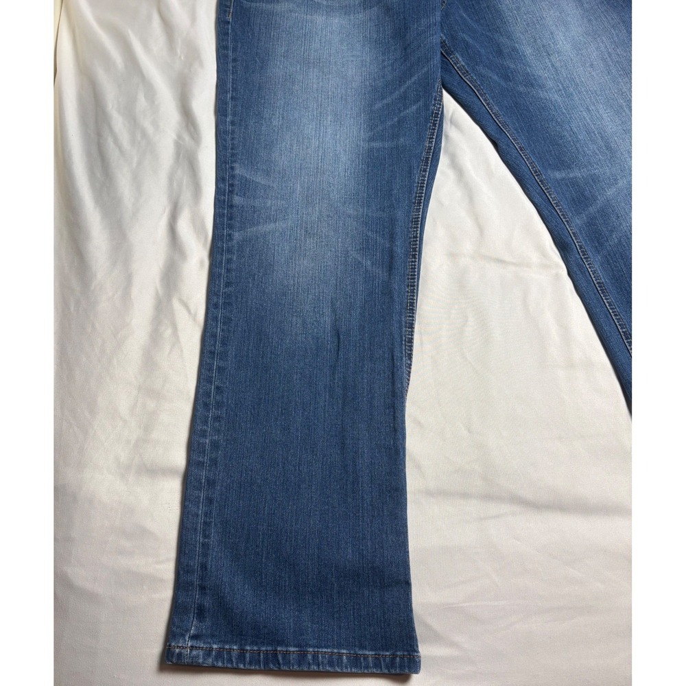 Seven7 Straight Fit Jeans Mens 38x32 Blue Excellent Stretch Denim Pants - Picture 8 of 14